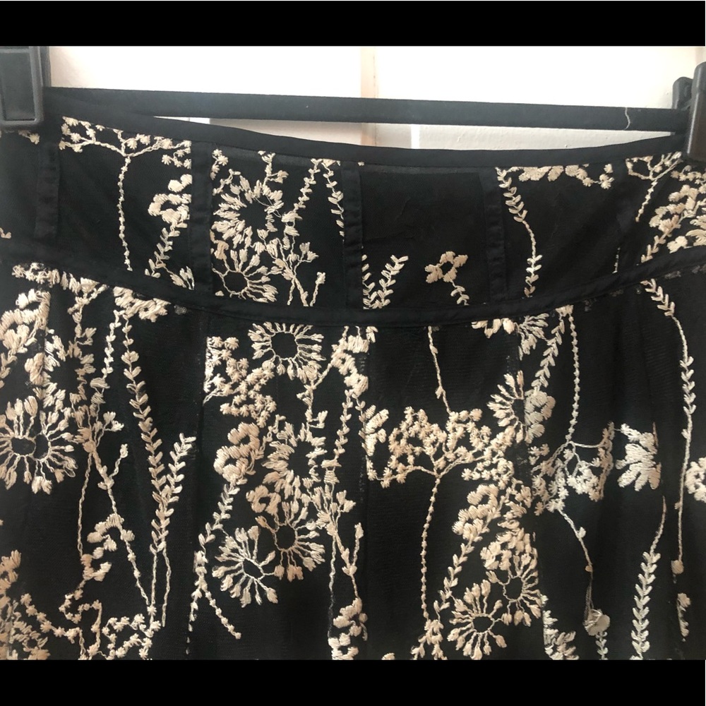 Free People Windswept Floral Embroidered Mesh Maxi Skirt - Picture 5 of 9